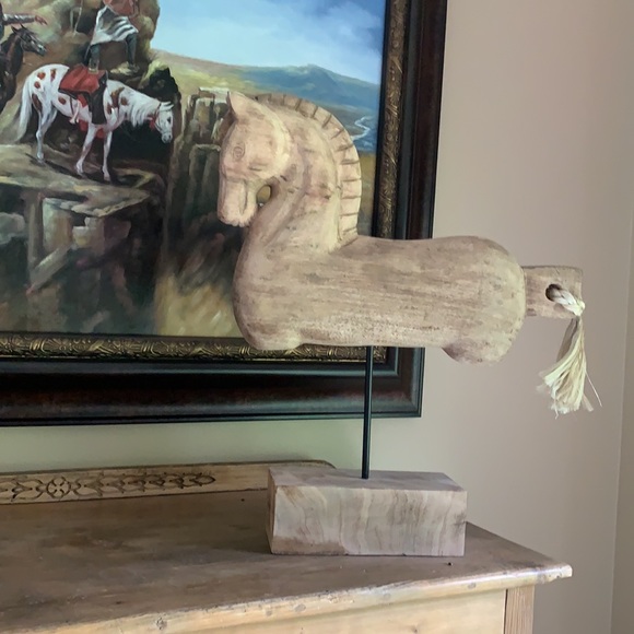 Vida Cultura Wood Horse Decor - Picture 2 of 11